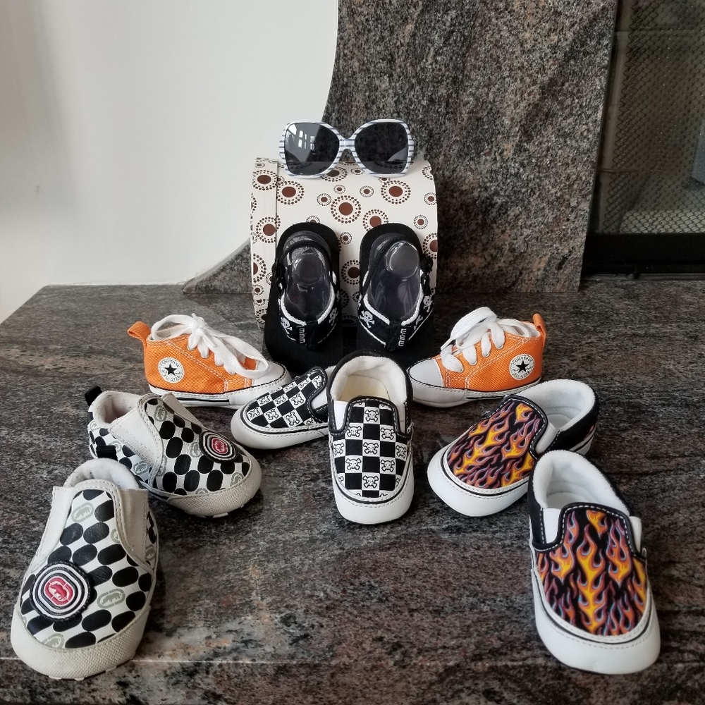 5 PAIRS! Stylish Baby Crib Shoes.